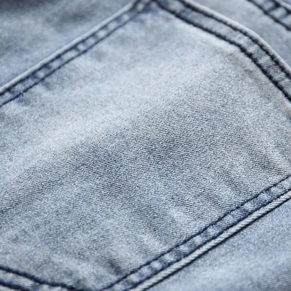 Manfinity Homme Men Cotton Distressed Skinny Leg Denim Overalls - Picture 4 of 8